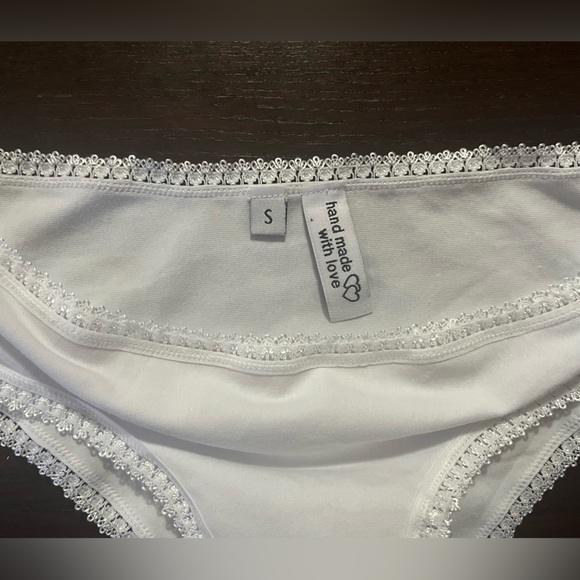 Bikini Handmade Panty White S - Picture 4 of 4